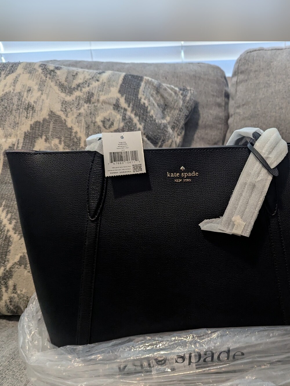 Kate Spade Black Leather Tote